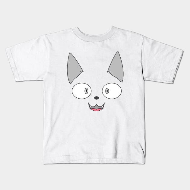 Cat Face Kids T-Shirt by ERIK_SHOP